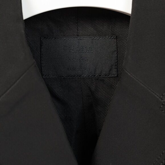 Prada Black Twill 3-Button Blazer - Picture 7 of 9